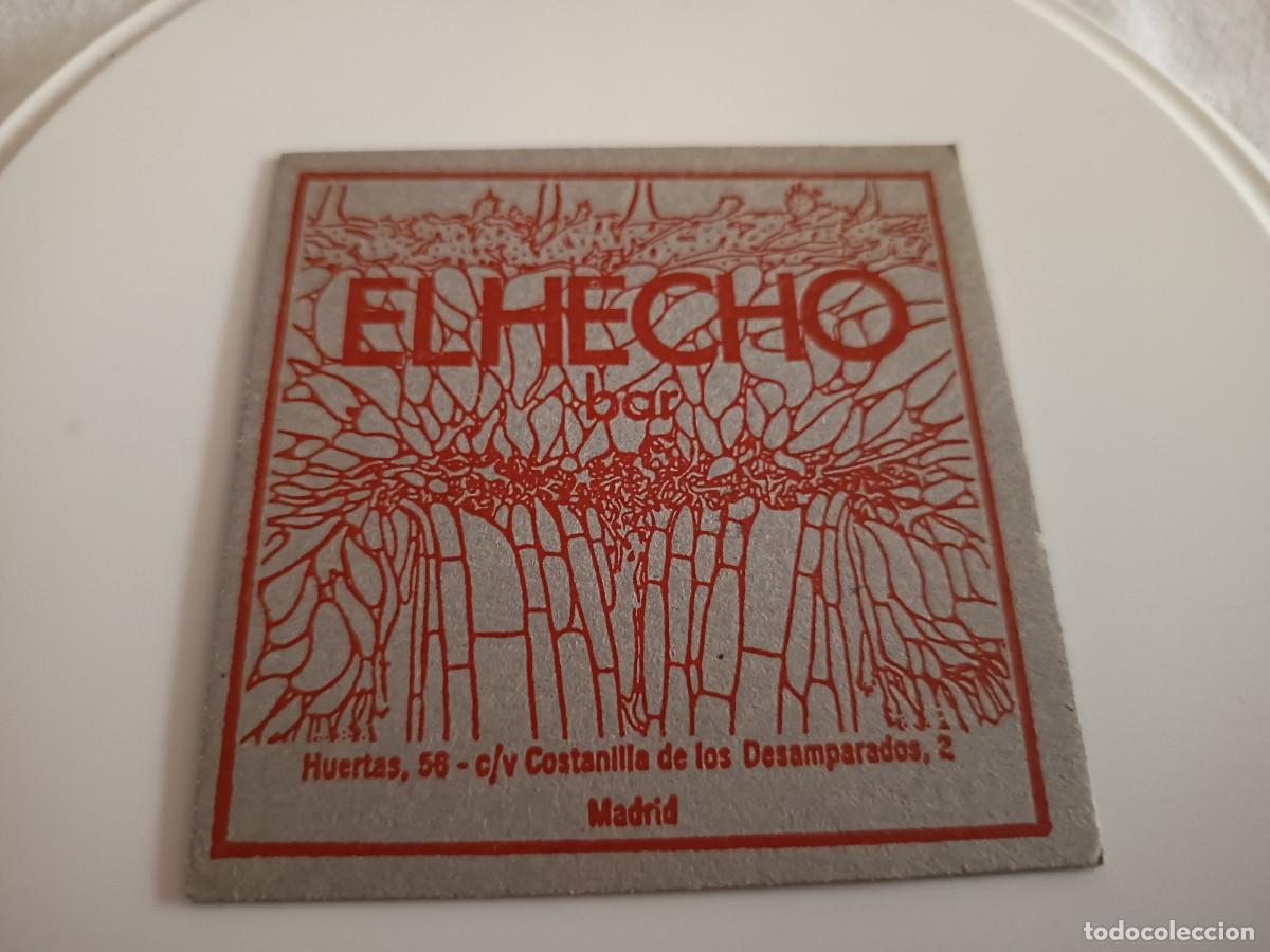 Otros art&iacute;culos de coleccionismo en papel: POSAVASOS BAR ELHECHO-MADRID