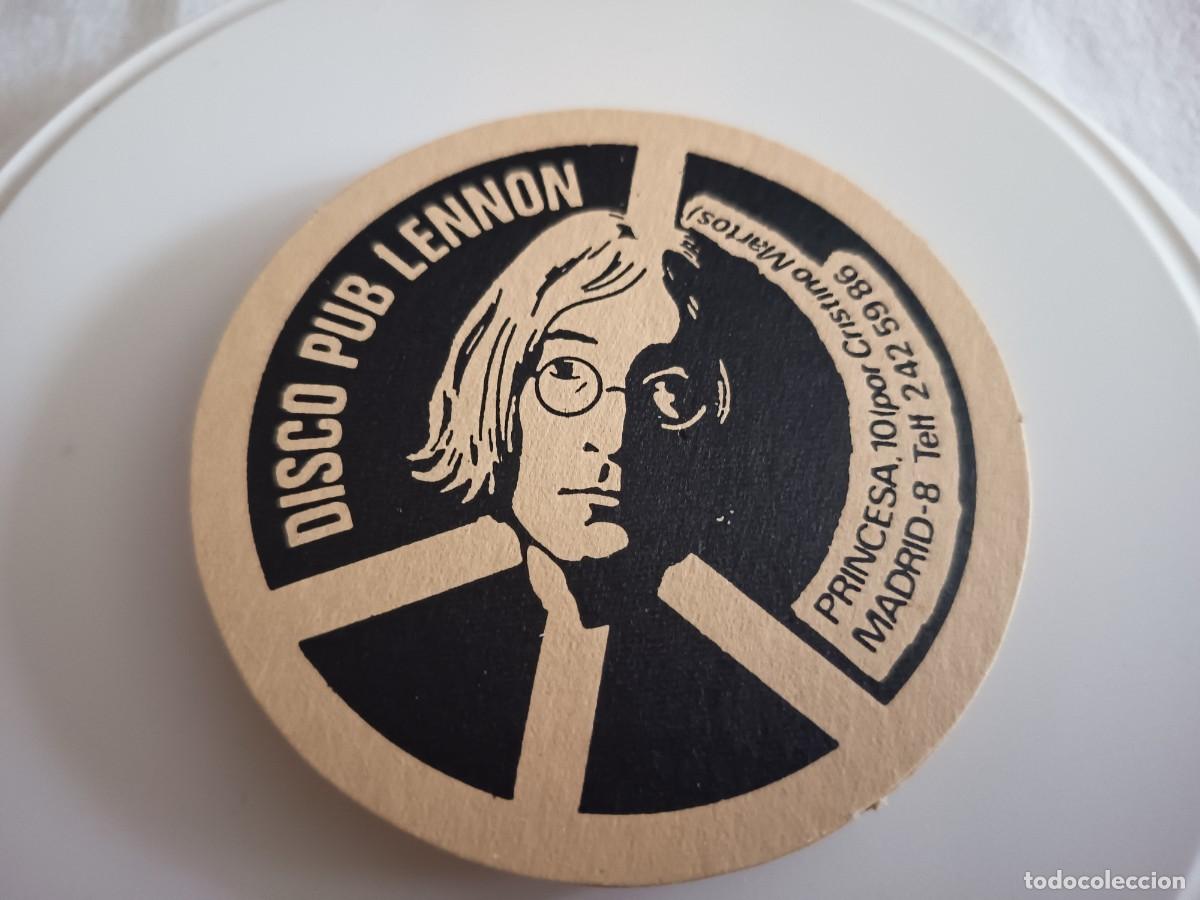 Otros art&iacute;culos de coleccionismo en papel: POSAVASOS DISCO PUB LENNON-MADRID