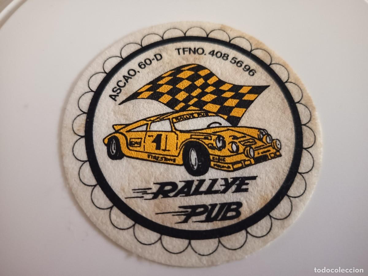Otros art&iacute;culos de coleccionismo en papel: POSAVASOS PUB RALLYE-MADRID