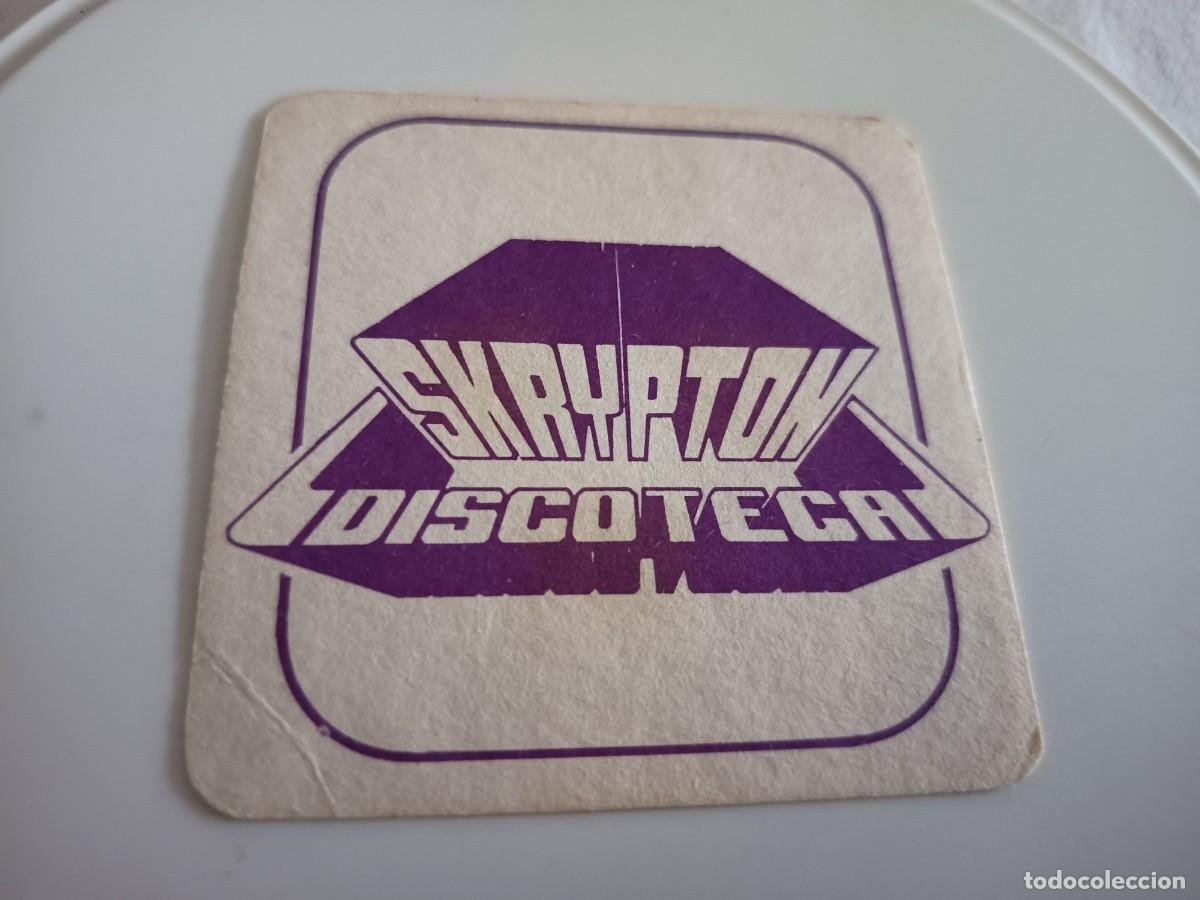 Otros art&iacute;culos de coleccionismo en papel: POSAVASOS DISCOTECA SKRYPTON-MALAGA