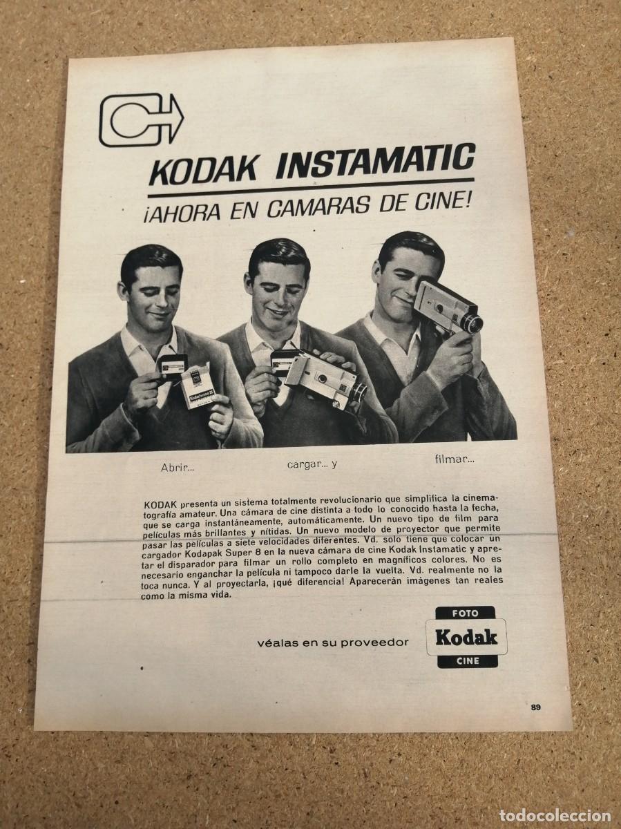 Otros art&iacute;culos de coleccionismo en papel: ANUNCIO. KODAK INSTAMATIC