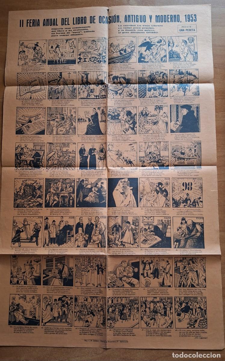 Otros art&iacute;culos de coleccionismo en papel: 1953 AUCA DE LA FERIA DEL LIBRO DE OCASI&Oacute;N Y MODERNO