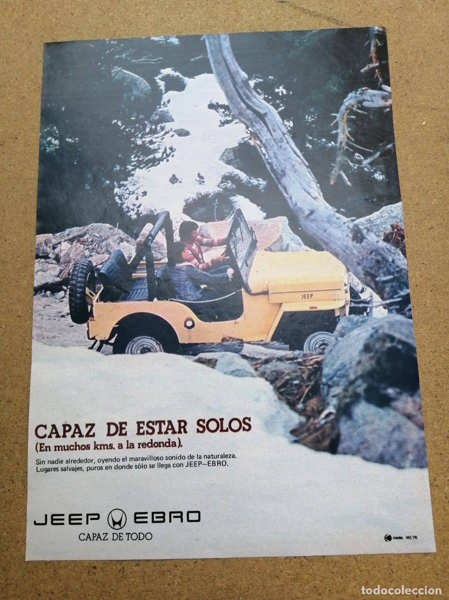Otros art&iacute;culos de coleccionismo en papel: ANUNCIO. JEEP EBRO, CAPAZ DE TODO