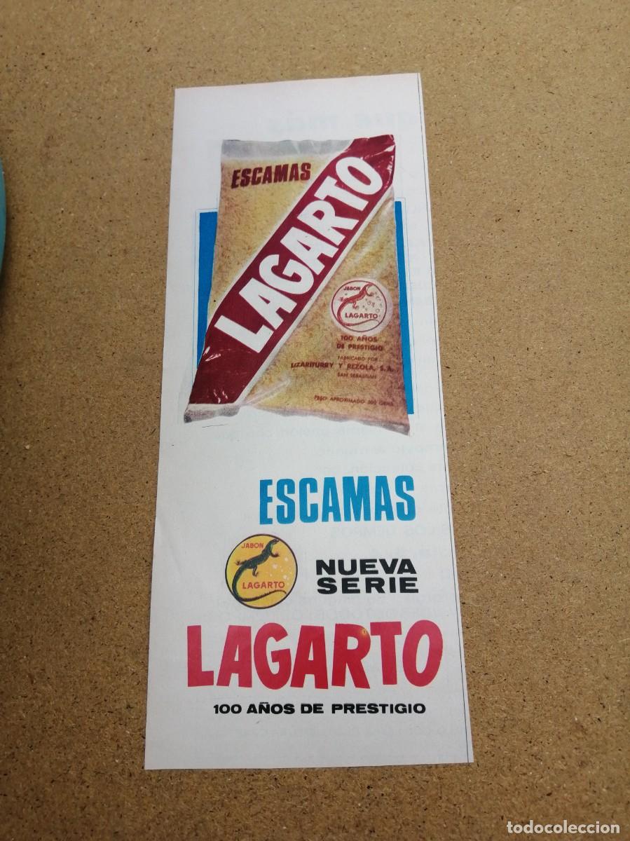 Otros art&iacute;culos de coleccionismo en papel: ANUNCIO. ESCAMAS LAGARTO