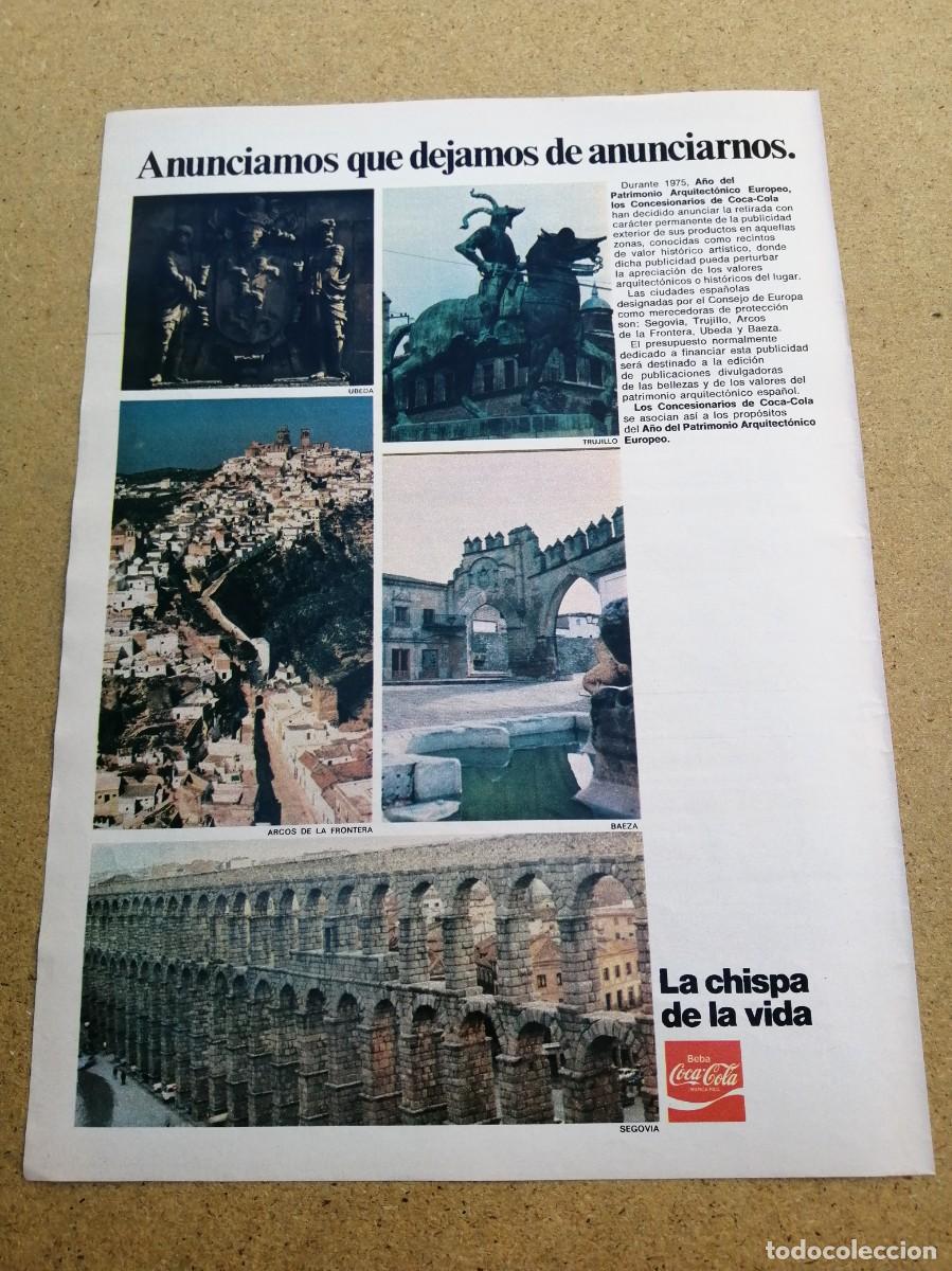 Otros art&iacute;culos de coleccionismo en papel: ANUNCIO. COCA COLA LA CHISPA DE LA VIDA - Foto 1
