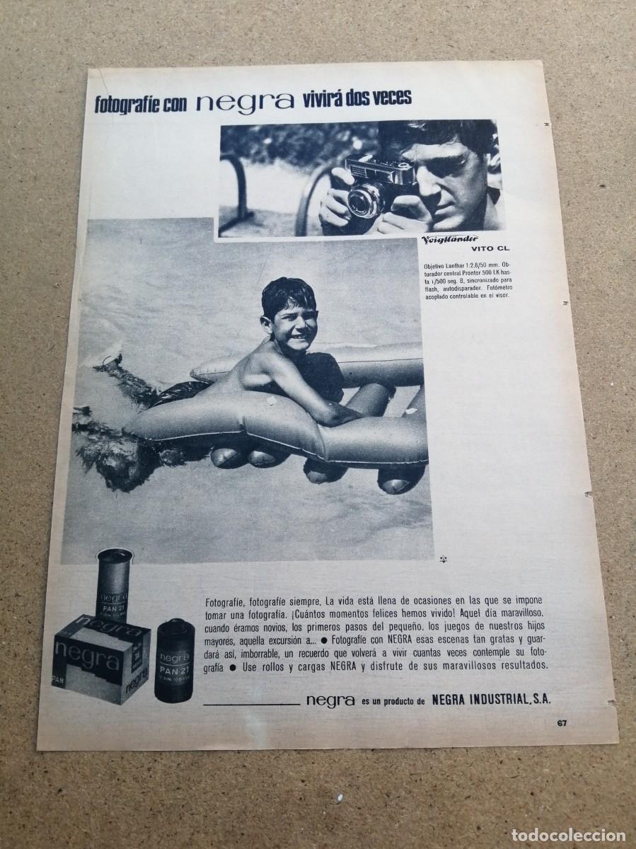 Otros art&iacute;culos de coleccionismo en papel: ANUNCIO. CARRETES FOTOGRAFICOS NEGRA