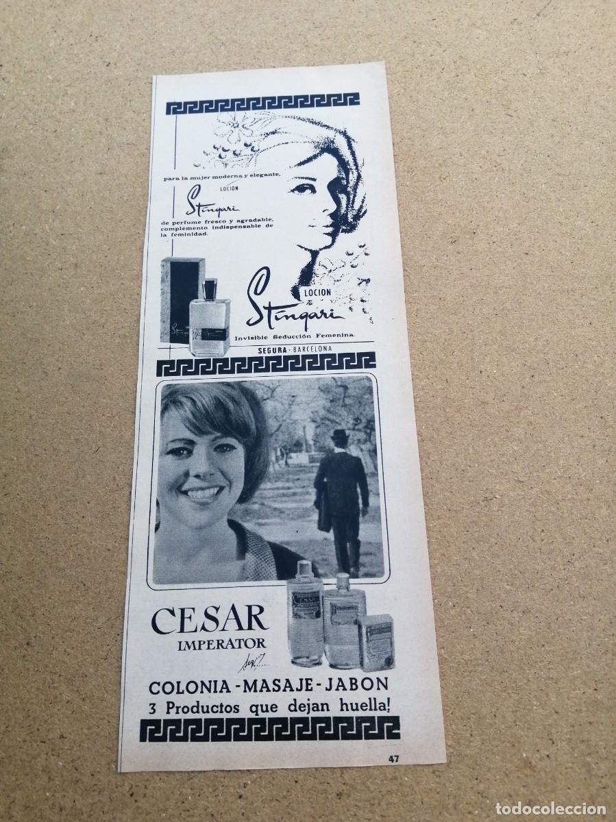 Otros art&iacute;culos de coleccionismo en papel: ANUNCIO. CESAR IMPERATOR, COLONIA, MASAJE, JABON