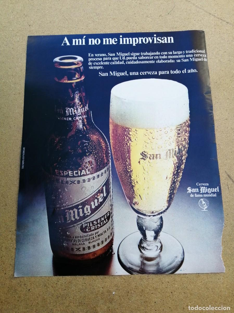 Otros art&iacute;culos de coleccionismo en papel: ANUNCIO. CERVEZA SAN MIGUEL