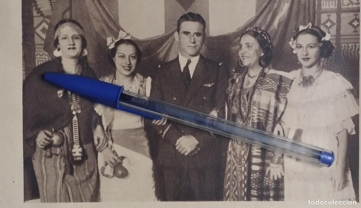 Otros art&iacute;culos de coleccionismo en papel: AVIADOR MENENDEZ PELAEZ SE&Ntilde;ORITAS TRAJES T&Iacute;PICOS DE LAS REP&Uacute;BLICAS AM&Eacute;RICA ESPA&Ntilde;OLA RECORTE A&Ntilde;O 1936