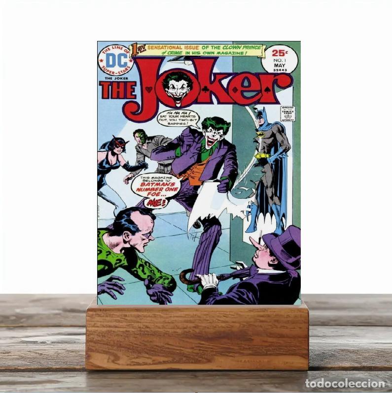 Otros art&iacute;culos de coleccionismo en papel: Flyer postal mini poster comic The Joker superheroes DC