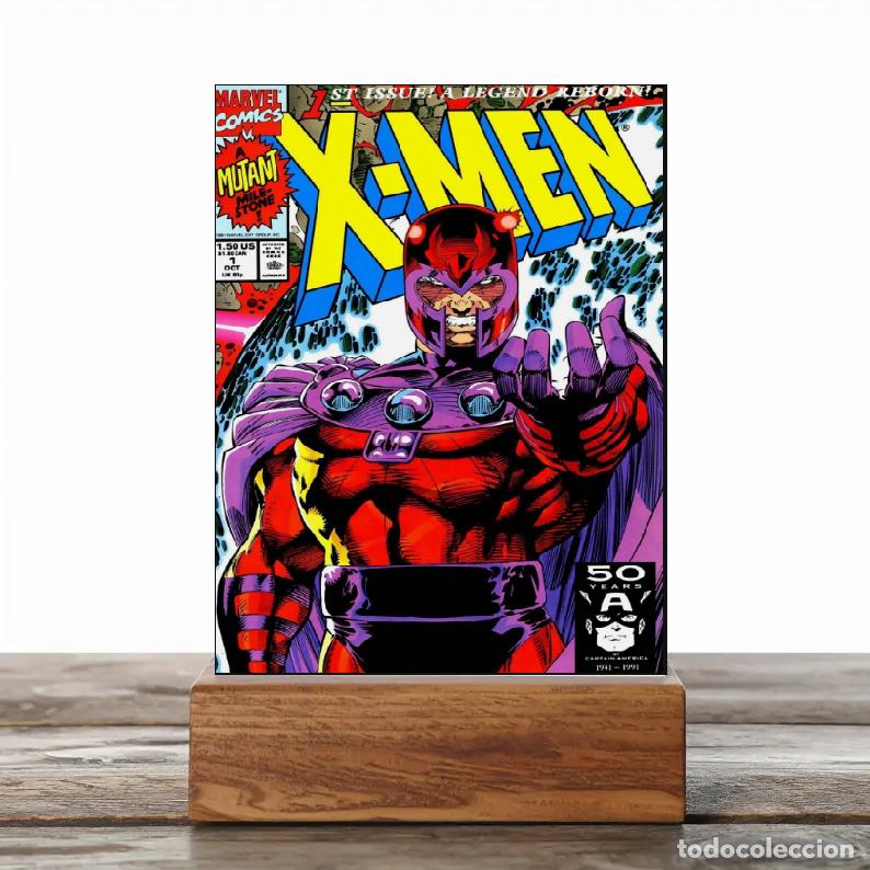 Otros art&iacute;culos de coleccionismo en papel: Flyer postal mini poster comic X Men superheroes Marvel