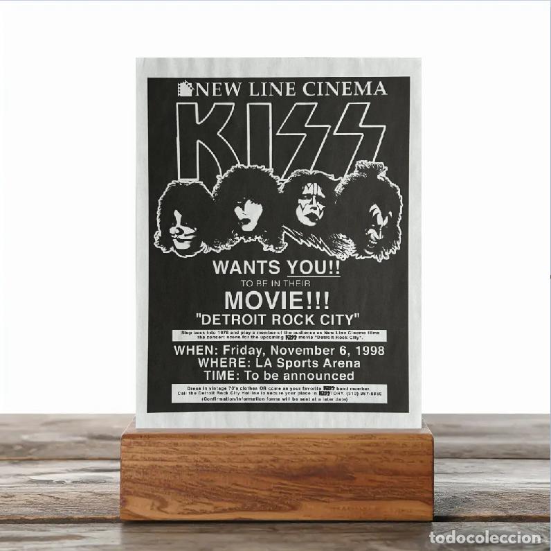 Otros art&iacute;culos de coleccionismo en papel: Flyer KISS Detroit Rock City