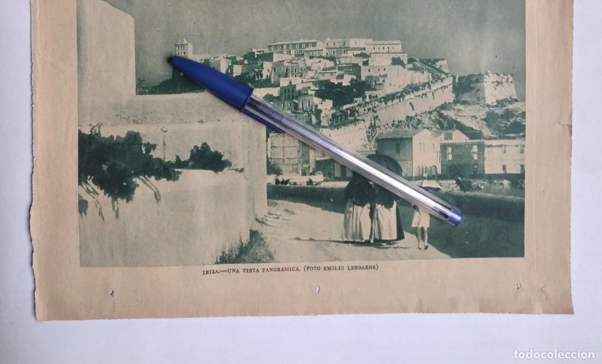 Otros art&iacute;culos de coleccionismo en papel: IBIZA VISTA PANOR&Aacute;MICA RECORTE DE PRENSA A&Ntilde;O 1935