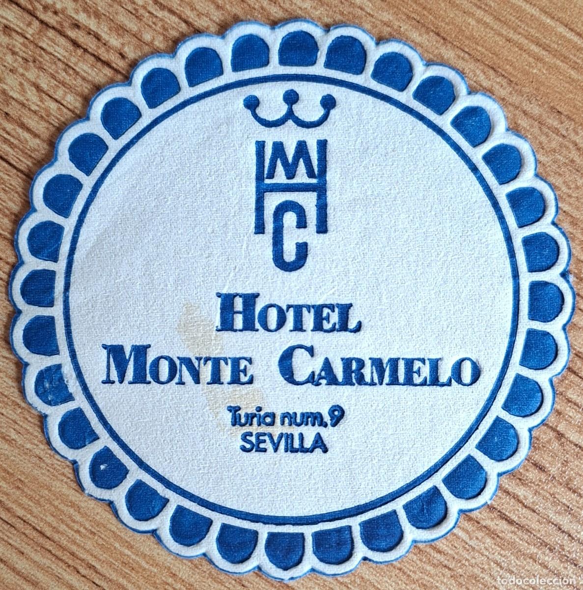 Otros art&iacute;culos de coleccionismo en papel: Posavasos Hotel Monte Carmelo - Sevilla (Sevilla)