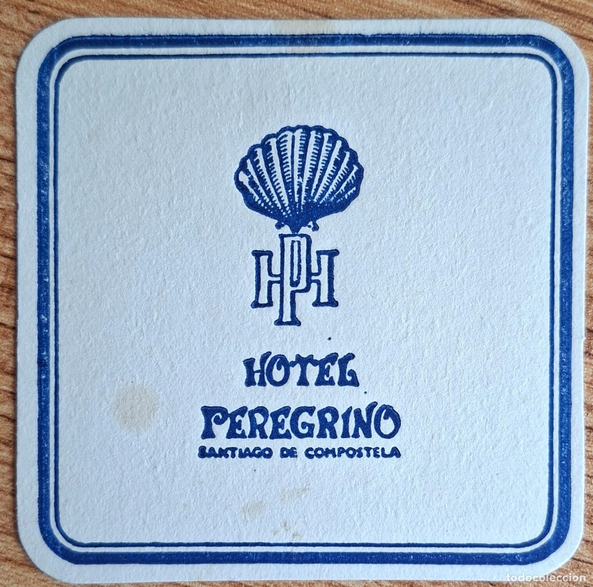 Otros art&iacute;culos de coleccionismo en papel: Posavasos Hotel Peregrino Cuadrado - Santiago de Compostela (A / La Coru&ntilde;a)