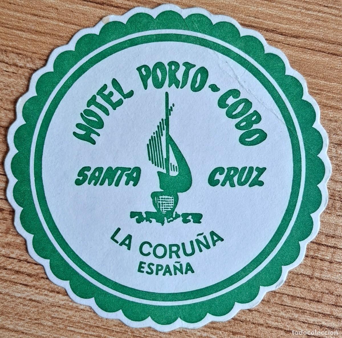 Otros art&iacute;culos de coleccionismo en papel: Posavasos Hotel Porto Cobo Santa Cruz - A / La Coru&ntilde;a
