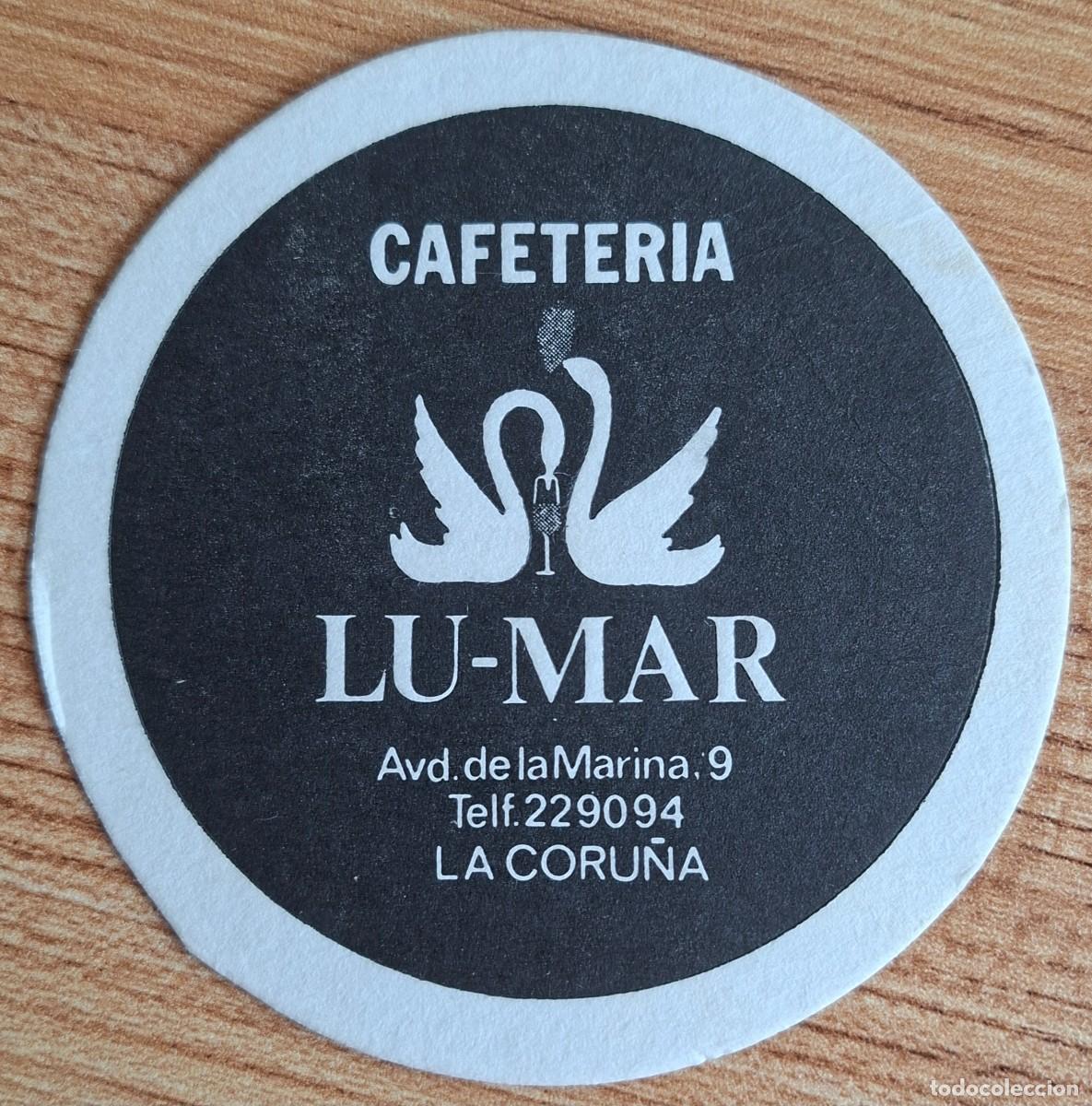 Otros art&iacute;culos de coleccionismo en papel: Posavasos Cafeter&iacute;a Lu-Mar - A / La Coru&ntilde;a
