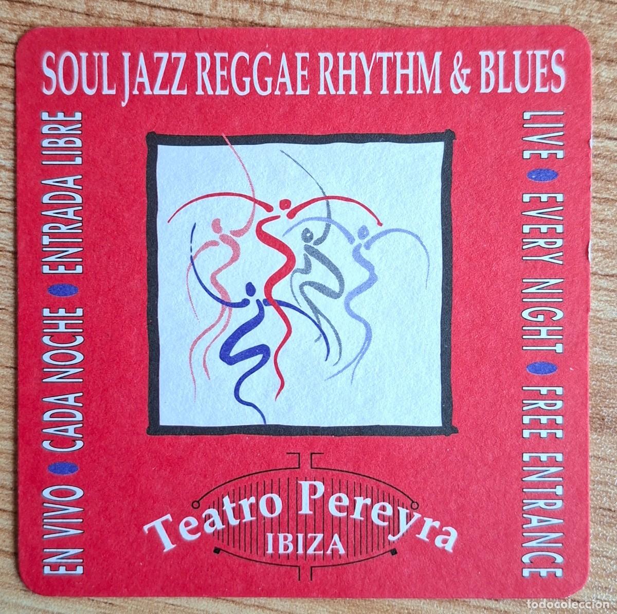 Otros art&iacute;culos de coleccionismo en papel: Posavasos Teatro Pereyra - Ibiza / Eivissa (Islas Baleares)