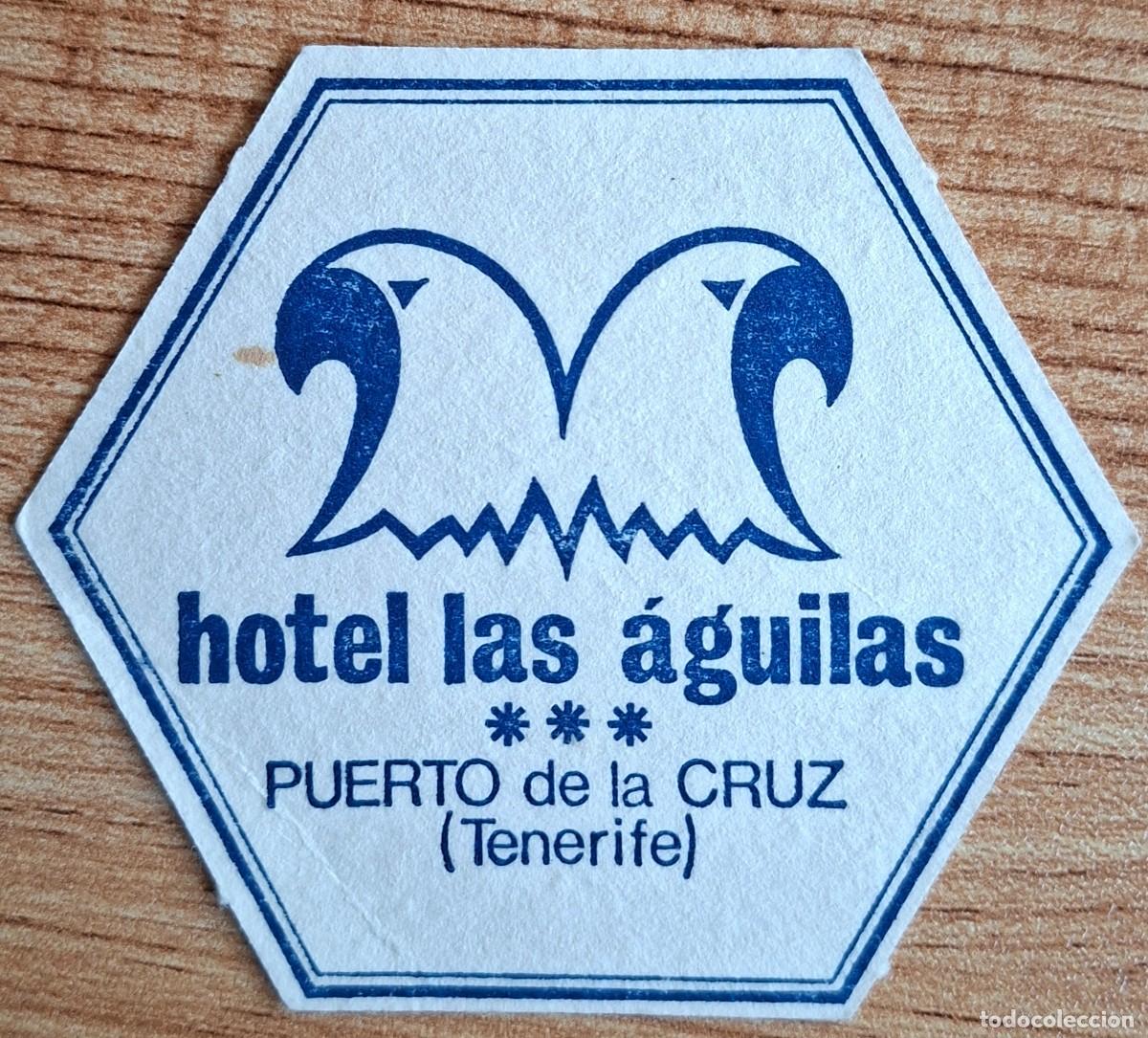 Otros art&iacute;culos de coleccionismo en papel: Posavasos Hotel Las &Aacute;guilas - Puerto de la Cruz (Tenerife)