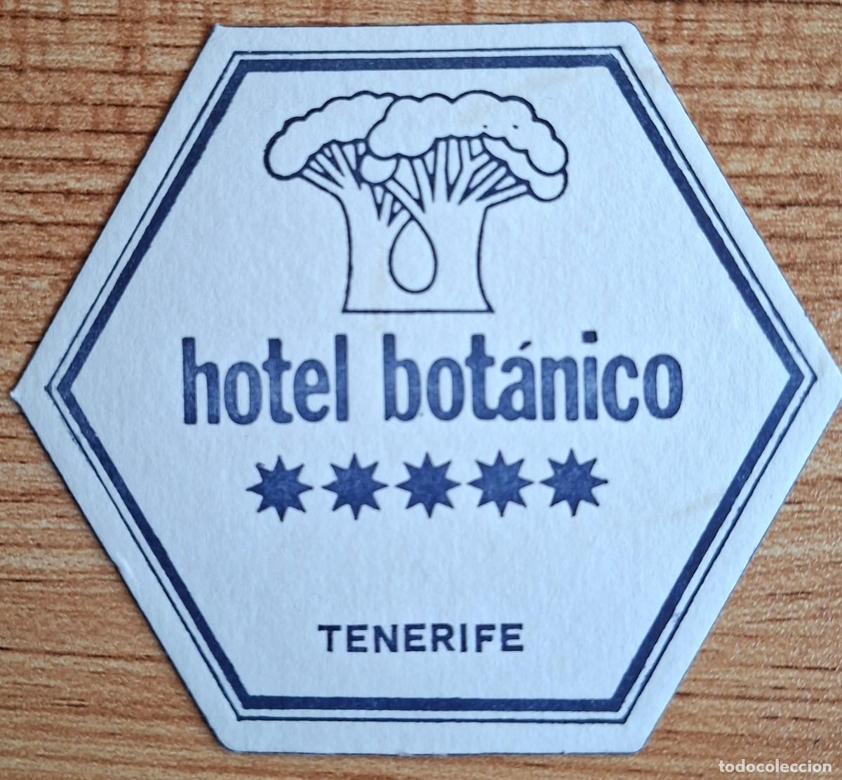 Otros art&iacute;culos de coleccionismo en papel: Posavasos Hotel Bot&aacute;nico - Hotasa Rumasa - Puerto de la Cruz - Tenerife (Islas Canarias)