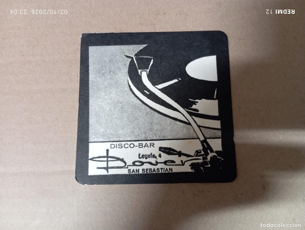 Otros art&iacute;culos de coleccionismo en papel: POSAVASOS DISCO BAR DOVER SAN SEBASTIAN