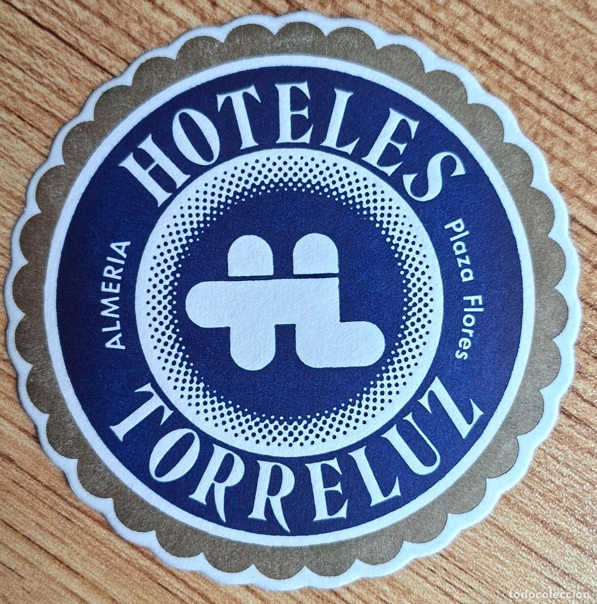 Otros art&iacute;culos de coleccionismo en papel: Posavasos Hoteles Torreluz - Almer&iacute;a