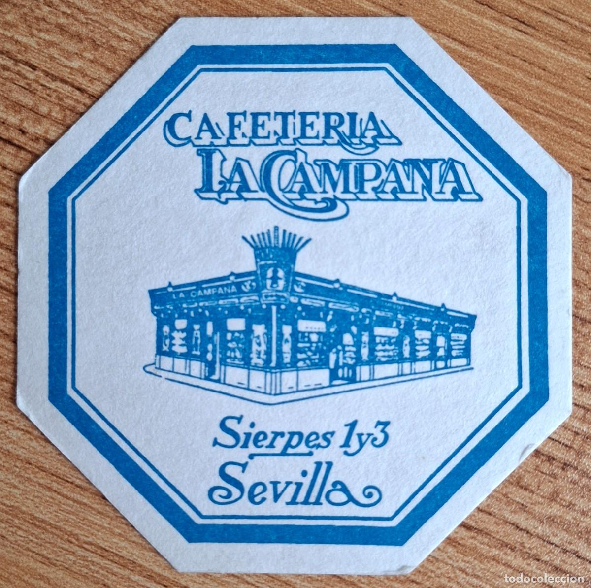 Otros art&iacute;culos de coleccionismo en papel: Posavasos Cafeter&iacute;a La Campana - Sevilla