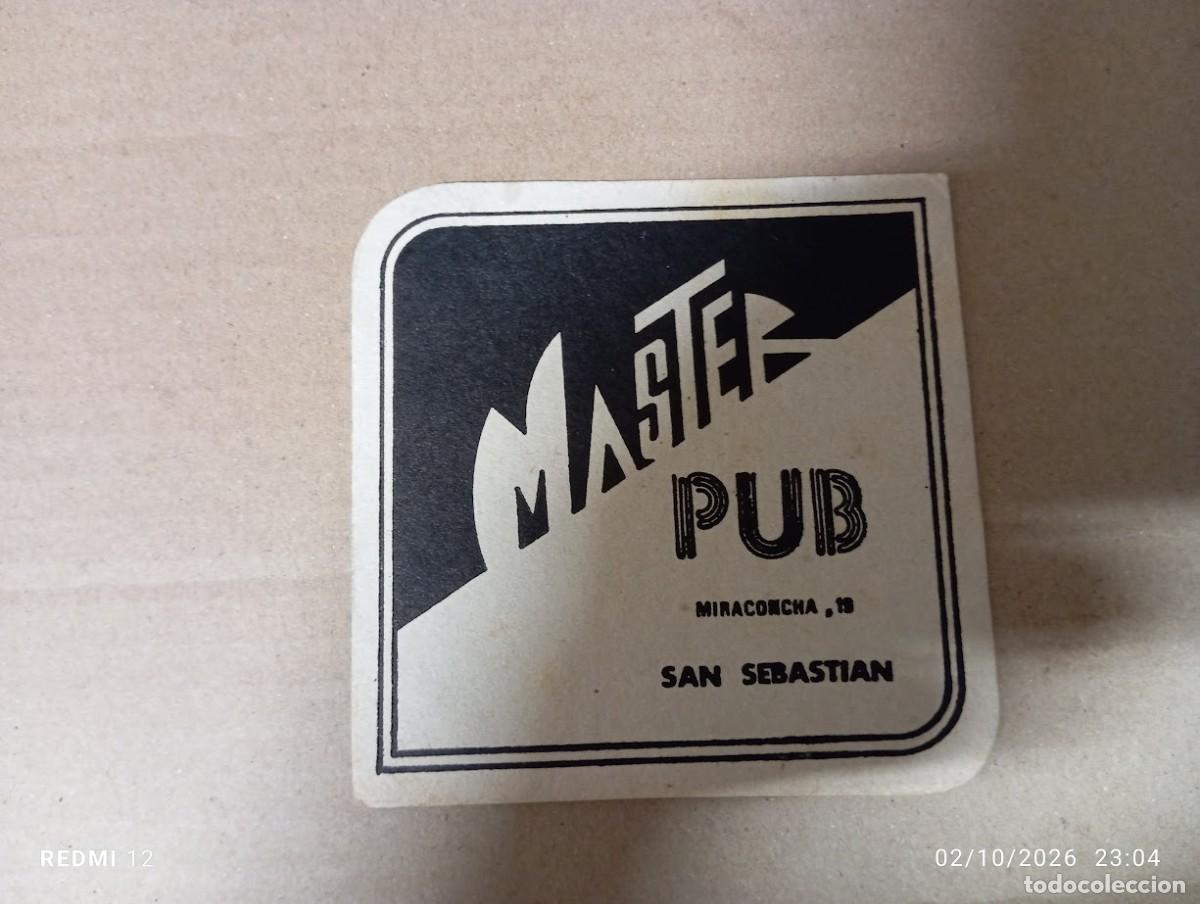Otros art&iacute;culos de coleccionismo en papel: POSAVASOS MARTER PUB MIRACONCHA SAN SEBASTIAN