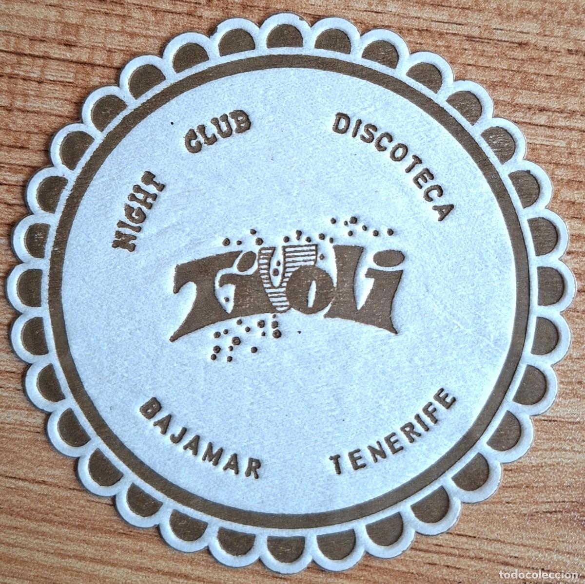 Outros artigos de papel: Posavasos Discoteca Night Club Tivoli - Bajamar - Tenerife (Islas Canarias)