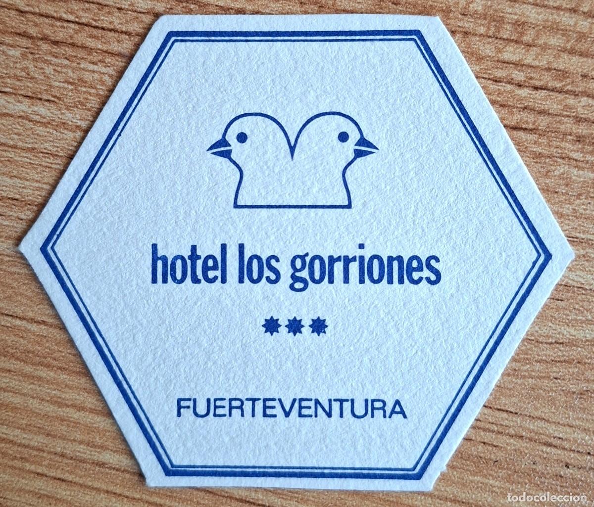 Outros artigos de papel: Posavasos Hotel Los Gorriones - Hotasa Rumasa - Fuerteventura (Islas Canarias)