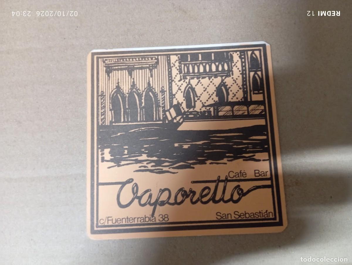 Outros artigos de papel: POSAVASOS CAFE BAR VAPORETTO SAN SEBASTIAN