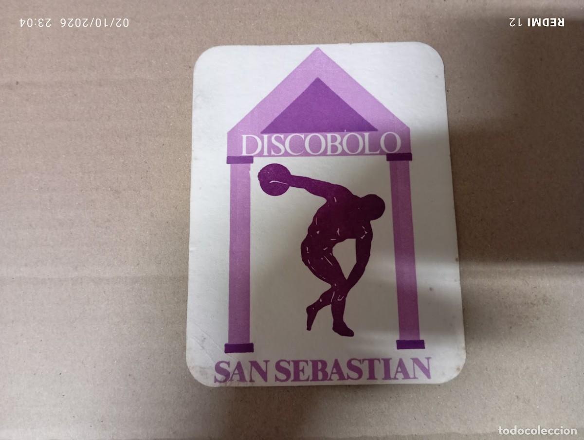 Outros artigos de papel: POSAVASOS DISCOTECA DISCOBOLO SAN SEBASTIAN
