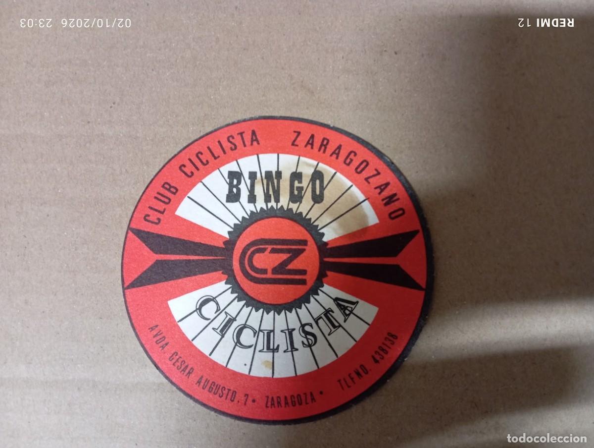 Otros art&iacute;culos de coleccionismo en papel: POSAVASOS CLUB CICLISTA ZARAGOZANO