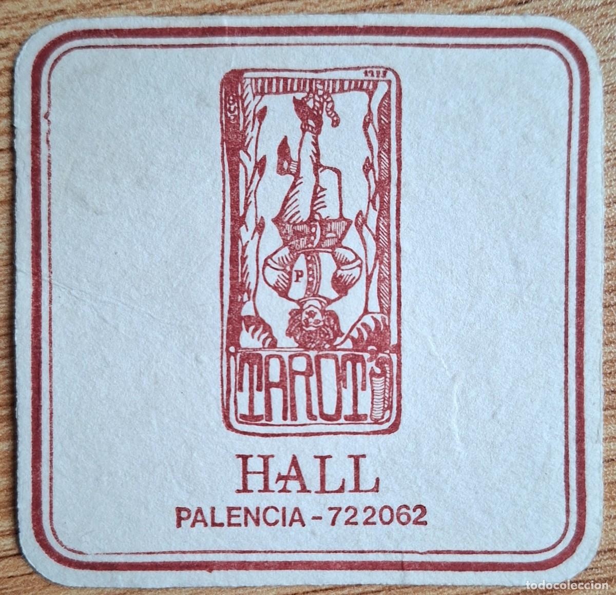 Otros art&iacute;culos de coleccionismo en papel: Posavasos Tarot Hall - Palencia