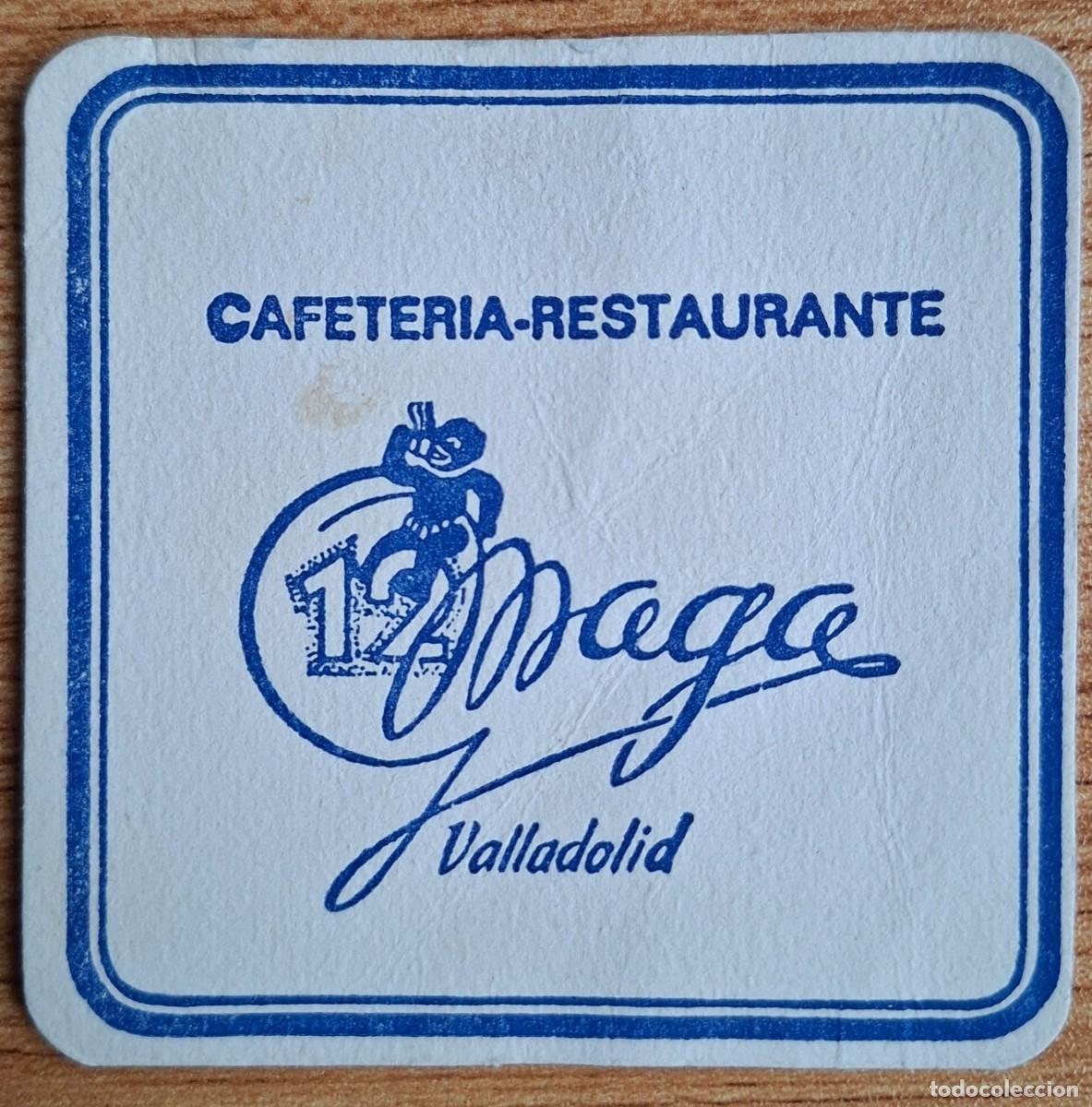 Otros art&iacute;culos de coleccionismo en papel: Posavasos Cafeter&iacute;a Restaurante 12 Maga - Valladolid