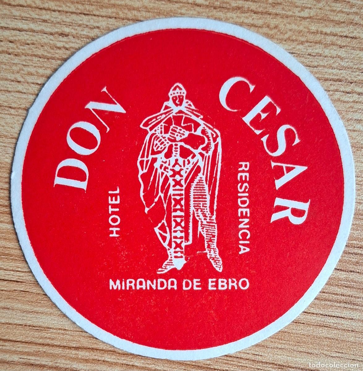 Otros art&iacute;culos de coleccionismo en papel: Posavasos Hotel Residencia Don C&eacute;sarer - Santander (Cantabria)