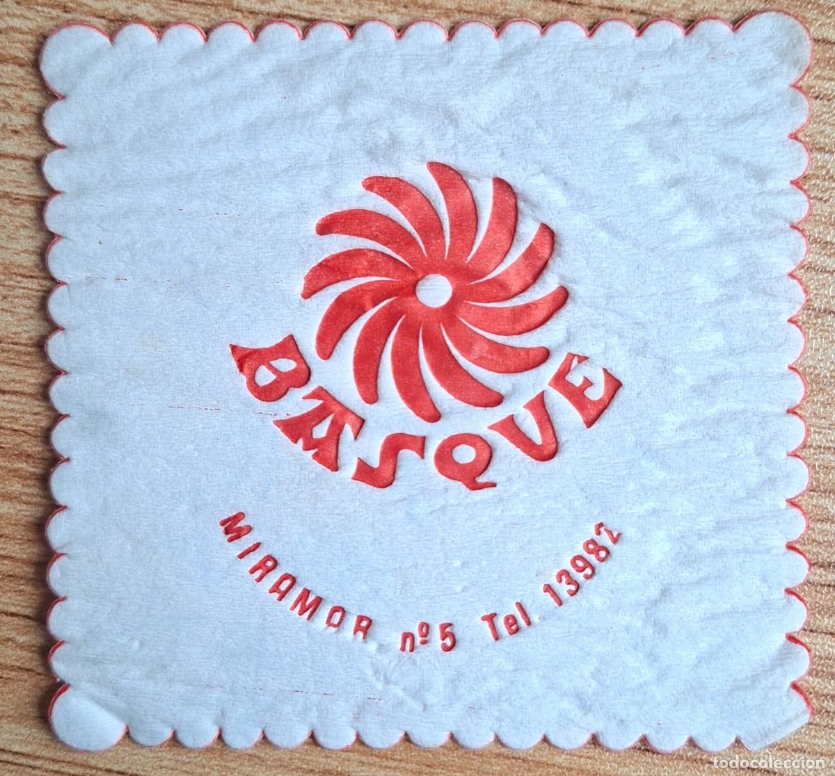 Otros art&iacute;culos de coleccionismo en papel: Posavasos Bar Basque - San Sebasti&aacute;n / Donostia (Guip&uacute;zcoa - Gipuzkoa)