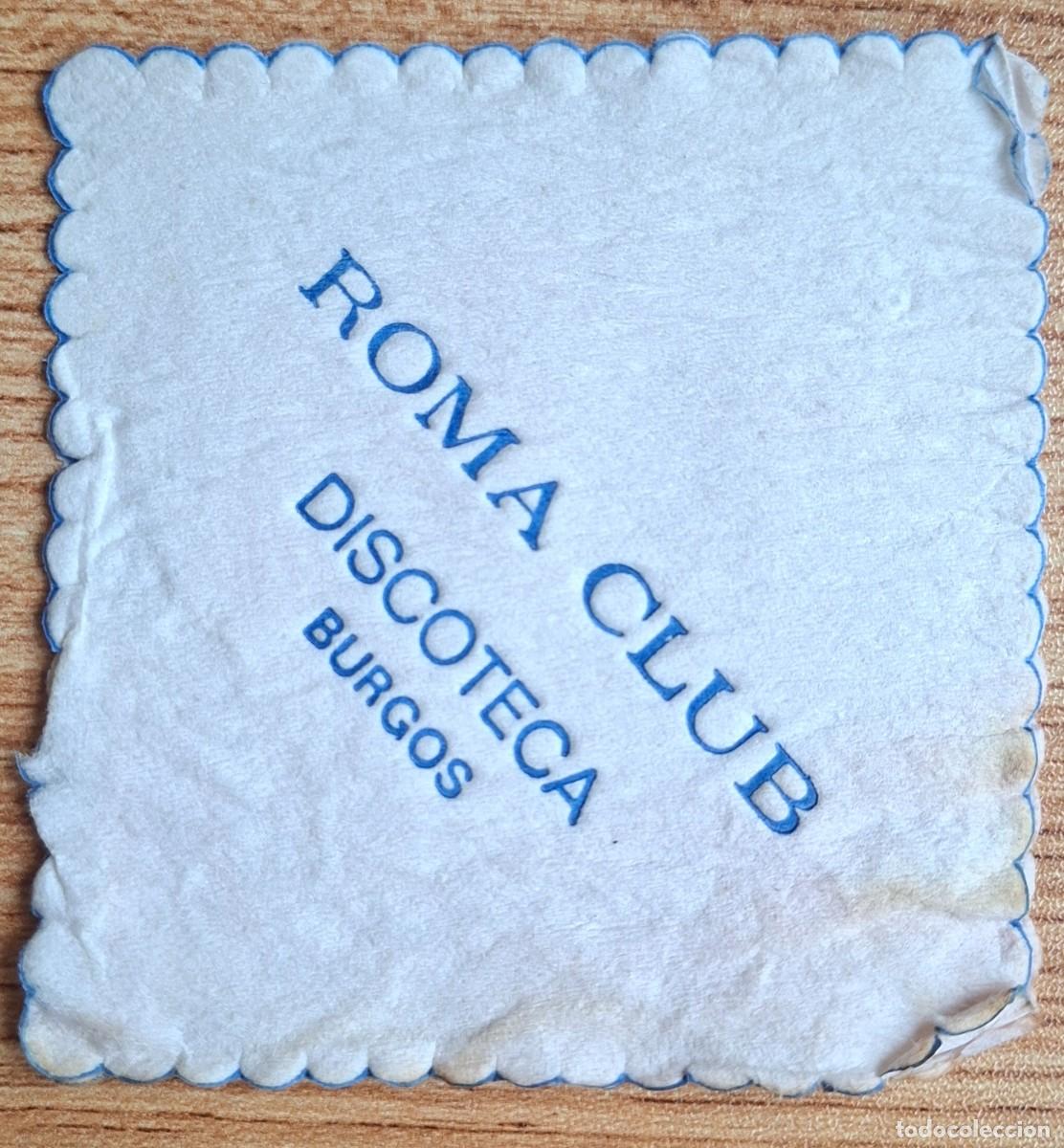 Otros art&iacute;culos de coleccionismo en papel: Posavasos Discoteca Roma Club - Burgos