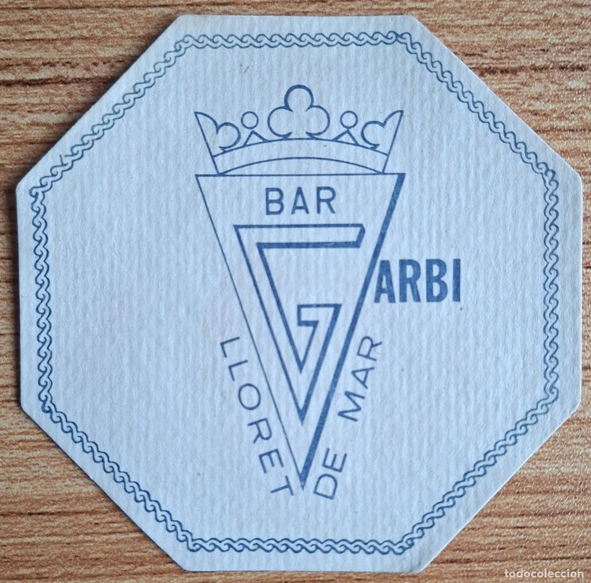 Otros art&iacute;culos de coleccionismo en papel: Posavasos Bar Garbi - Lloret de Mar - Costa Brava (Girona / Gerona)