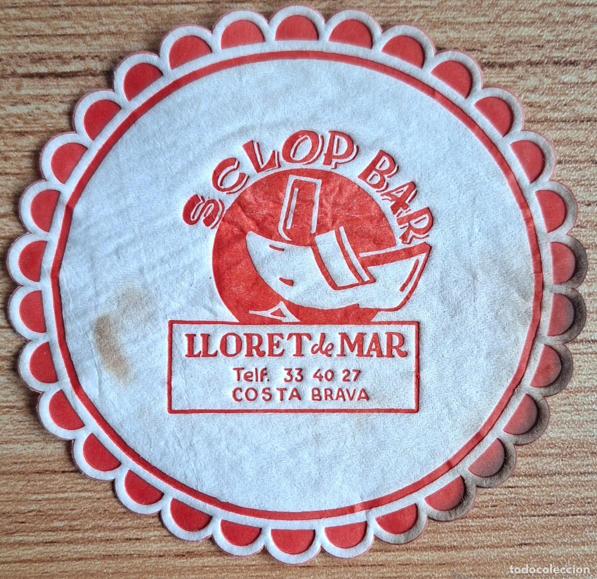 Otros art&iacute;culos de coleccionismo en papel: Posavasos Sclop Bar - Lloret de Mar - Costa Brava (Girona / Gerona)
