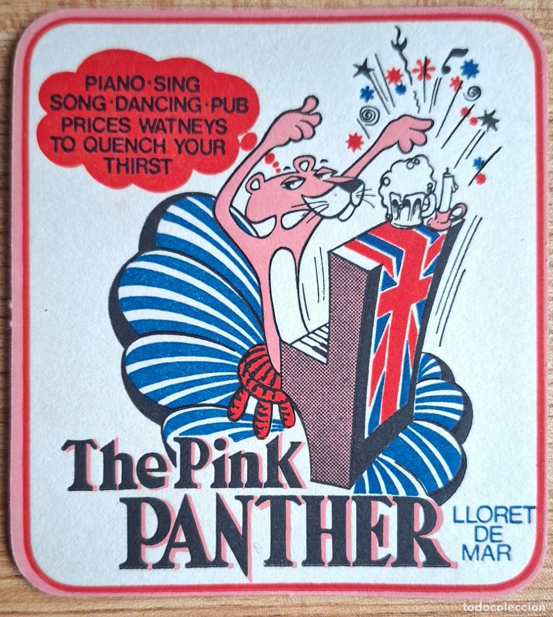 Otros art&iacute;culos de coleccionismo en papel: Posavasos The Pink Panther - Lloret de Mar - Costa Brava (Girona / Gerona)