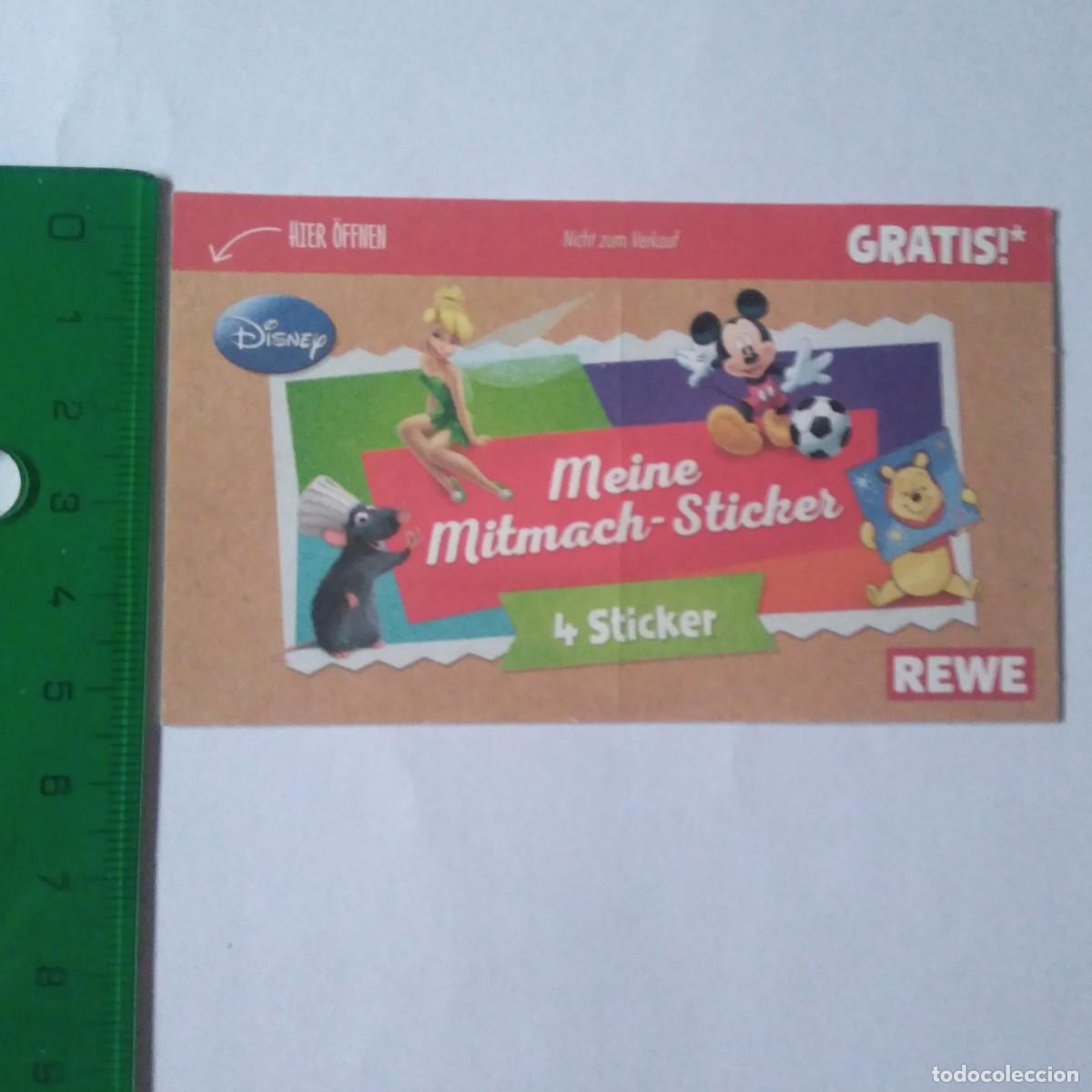 Otros art&iacute;culos de coleccionismo en papel: meine mitmach sticker disney carton fino rewe