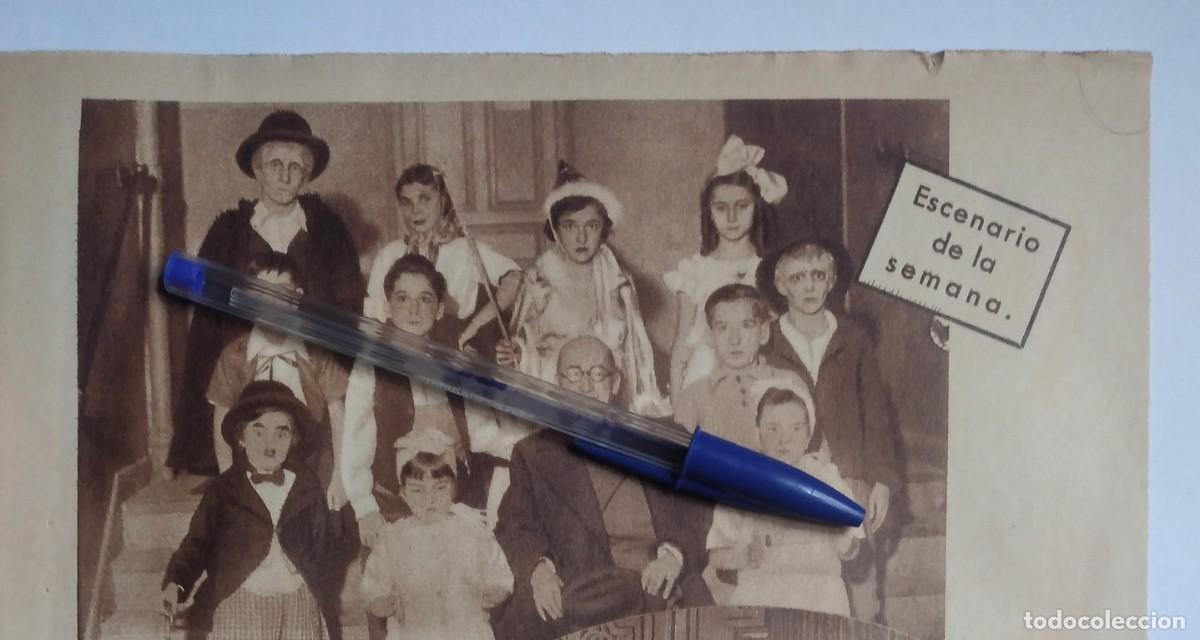Otros art&iacute;culos de coleccionismo en papel: TEATRO FONTALVA PEQUE&Ntilde;OS ARTISTAS COMPA&Ntilde;&Iacute;A INFANTIL RODEAN JACINTO BENAVENTE OBRA EL NIETECITO 1935