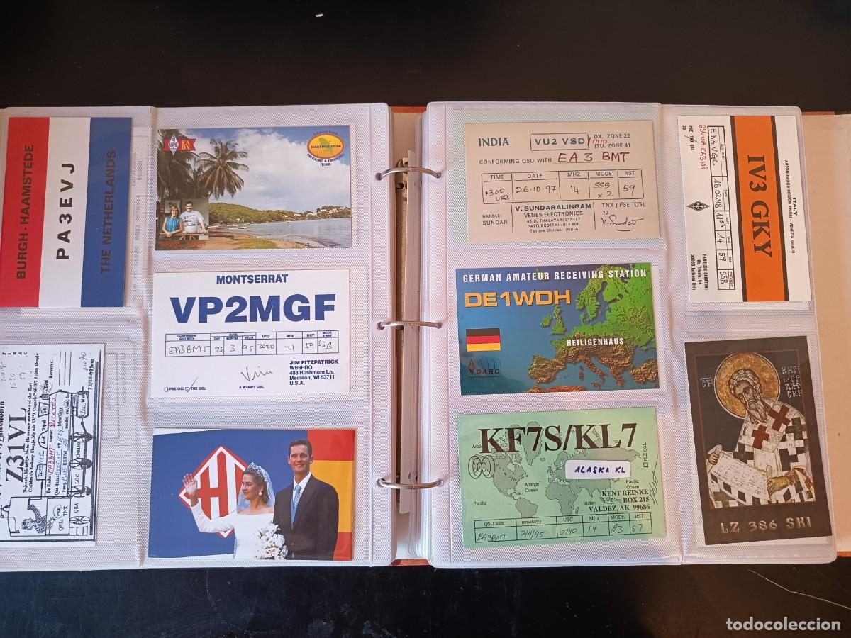 Otros art&iacute;culos de coleccionismo en papel: Colecci&oacute;n 9 tomos con QSLs - Foto 3