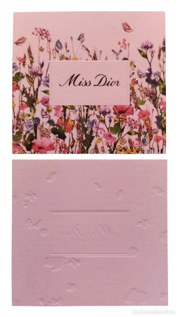 Otros art&iacute;culos de coleccionismo en papel: CARTA - TARJETA DE PERFUME MISS DIOR. NUEVA Y PERFECTA.