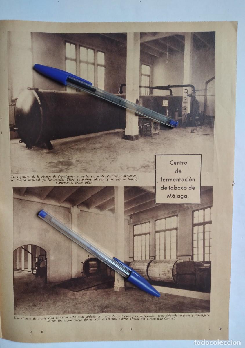 Otros art&iacute;culos de coleccionismo en papel: M&Aacute;LAGA CENTRO DE FERMENTACI&Oacute;N DE TABACO C&Aacute;MARA DESINFECCI&Oacute;N FUMIGACI&Oacute;N HOJA DE PRENSA A&Ntilde;O 1935