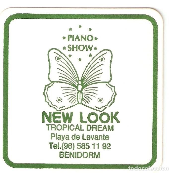 Otros art&iacute;culos de coleccionismo en papel: POSAVASOS PIANO SHOW NEW LOOK - BENIDORM