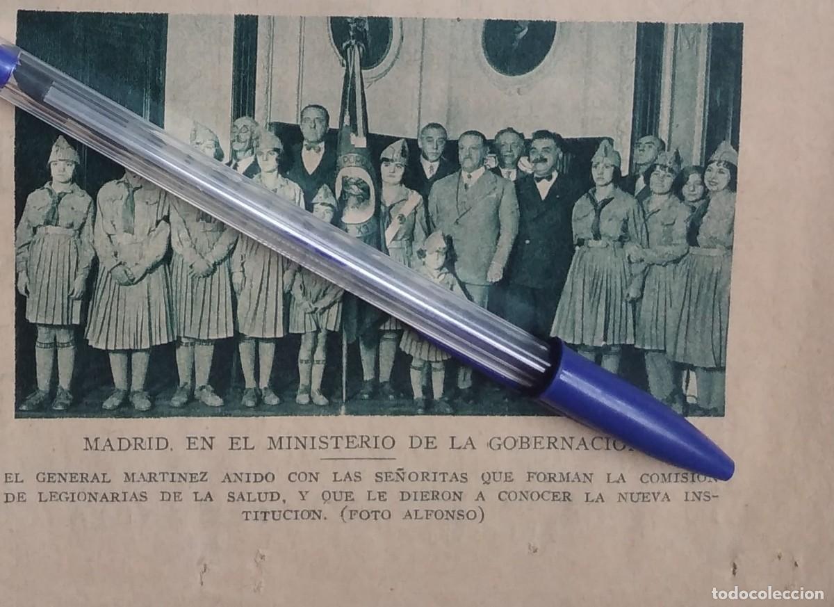 Otros art&iacute;culos de coleccionismo en papel: GENERAL SEVERIANO MARTINEZ ANIDO Y SE&Ntilde;ORITAS COMISI&Oacute;N LEGIONARIAS DE LA SALUD RECORTE PRENSA 1929