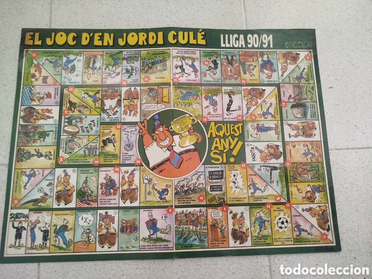 Otros art&iacute;culos de coleccionismo en papel: Juego Jordi cul&eacute; Bar&ccedil;a FC Barcelona