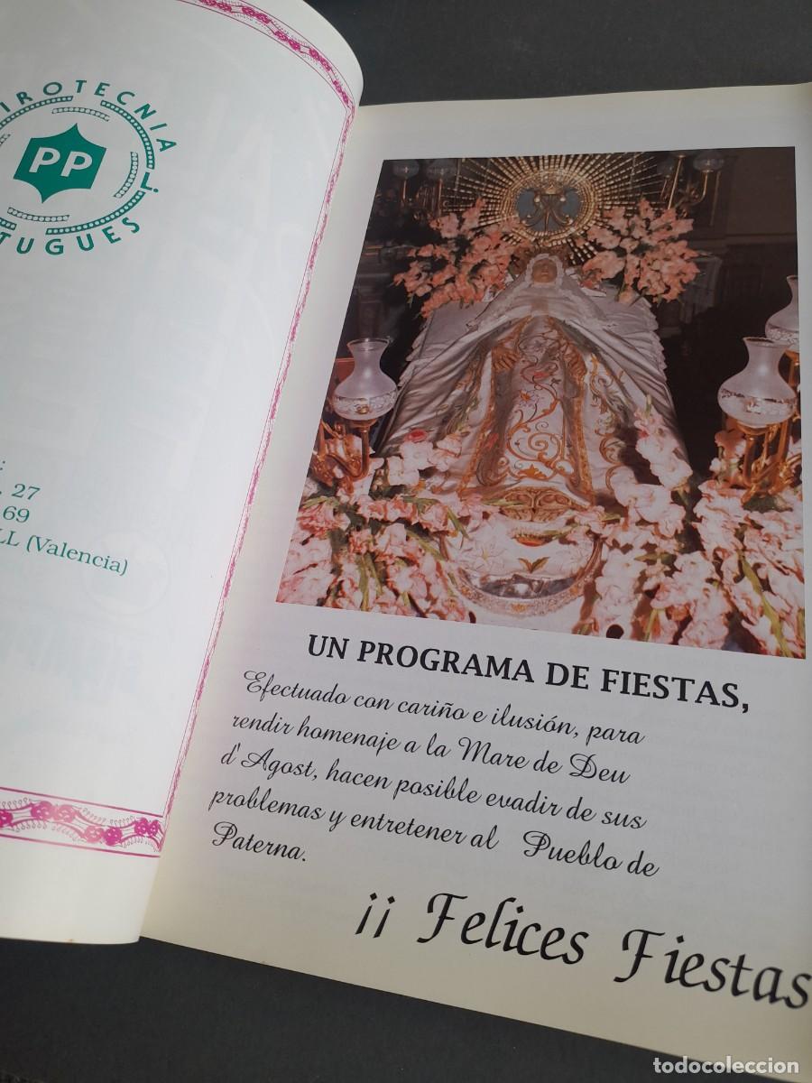 Otros art&iacute;culos de coleccionismo en papel: Programa festes a la mare de deu dagost, paterna 1994 - Foto 2